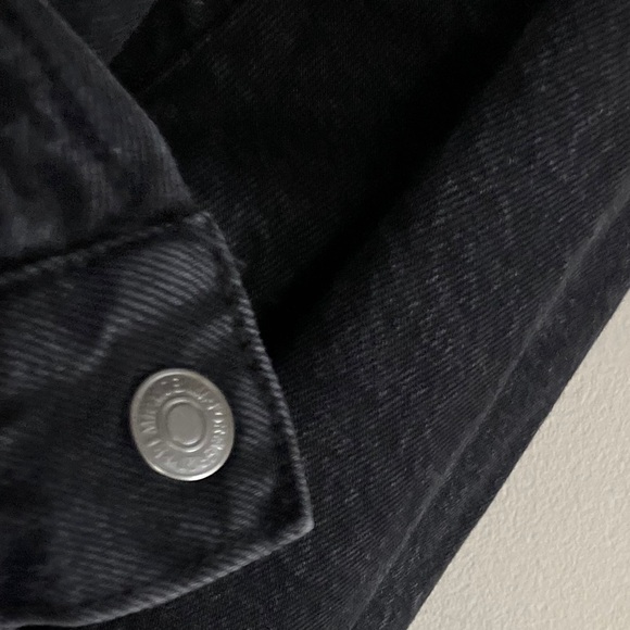 Vintage 90s Reversible Sherpa Denim Forever 21 Coat Jacket Grunge Casual Emo - Picture 8 of 10